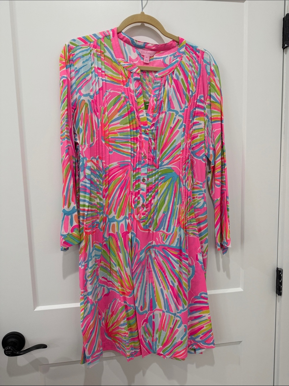 Lilly Pulitzer Shellabrate Pink Pout Sarasota Tunic Dress XL